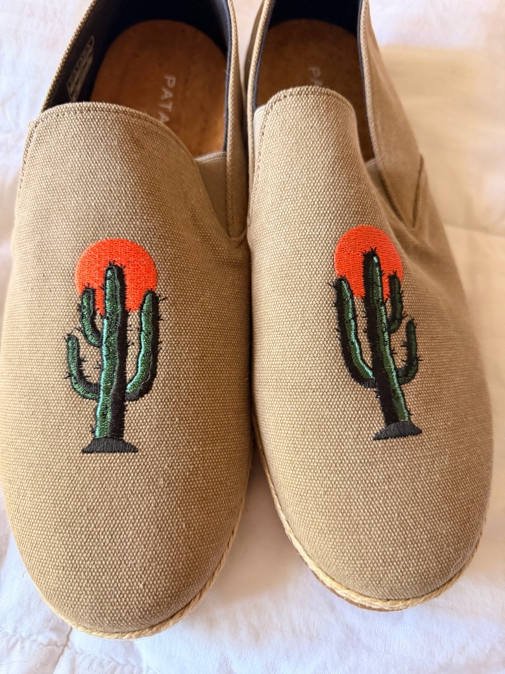 Patara Black Espadrille with Gold Trim